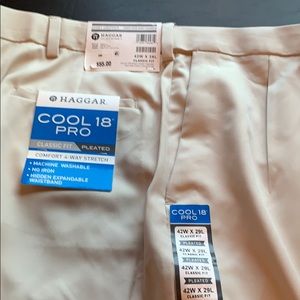 Haggar cool pro pants 4 way stretch 42 x 29 NWT